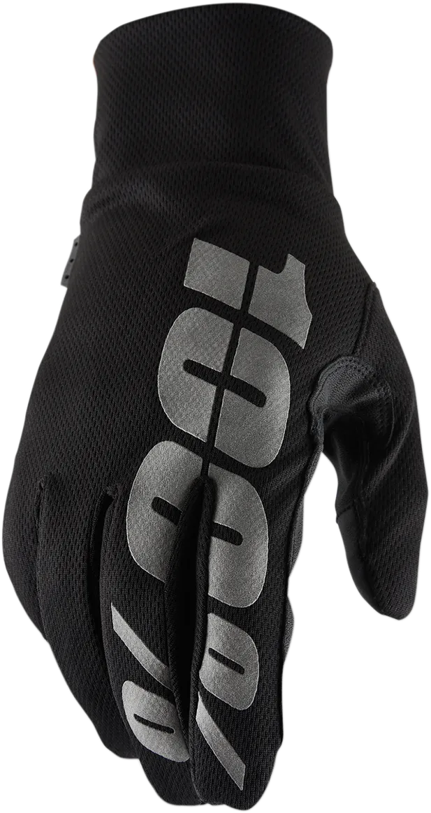 100% Hydromatic Waterproof Gloves - Black - Large 10017-00002