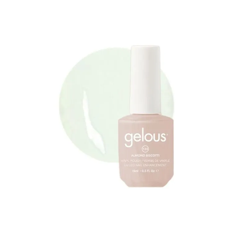 #133 GELOUS VINYL POLISH - ALMOND BISCOTTI 15ML/0.5OZ