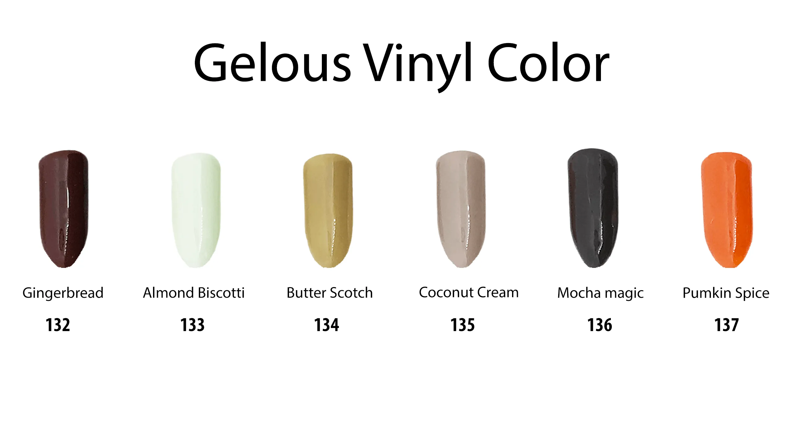 #133 GELOUS VINYL POLISH - ALMOND BISCOTTI 15ML/0.5OZ