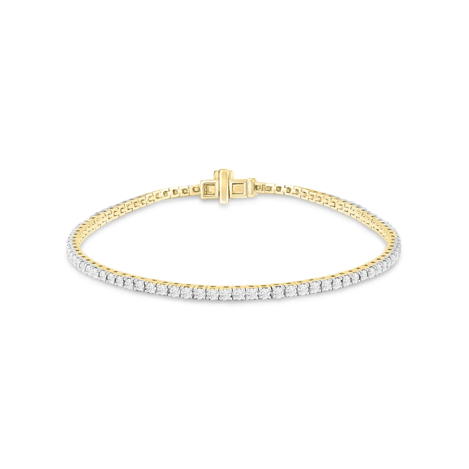 9K Gold Tdw. 2.00ct Diamond Bracelet - B-3985-200-Y