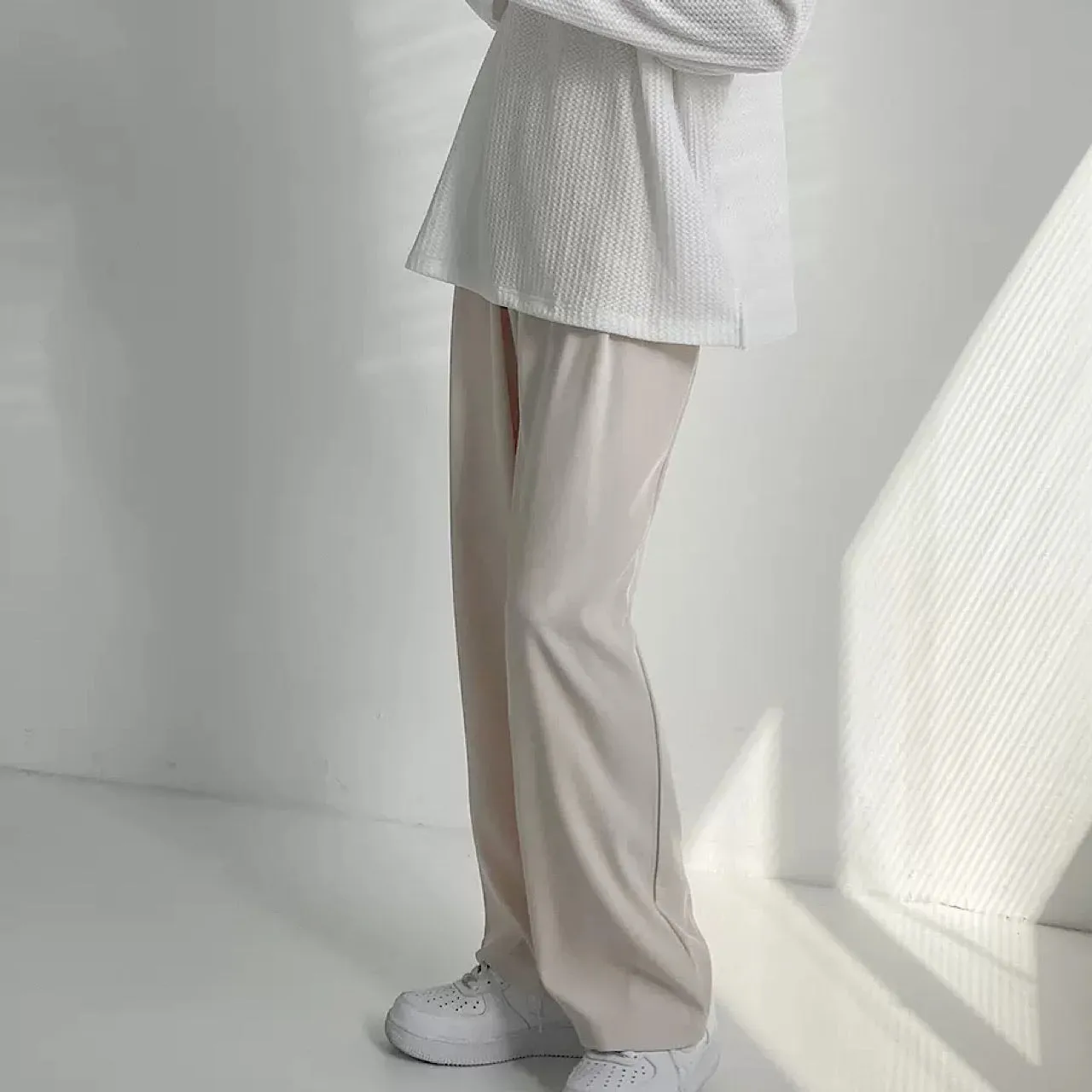 Airy stretch wide pants  HL1334