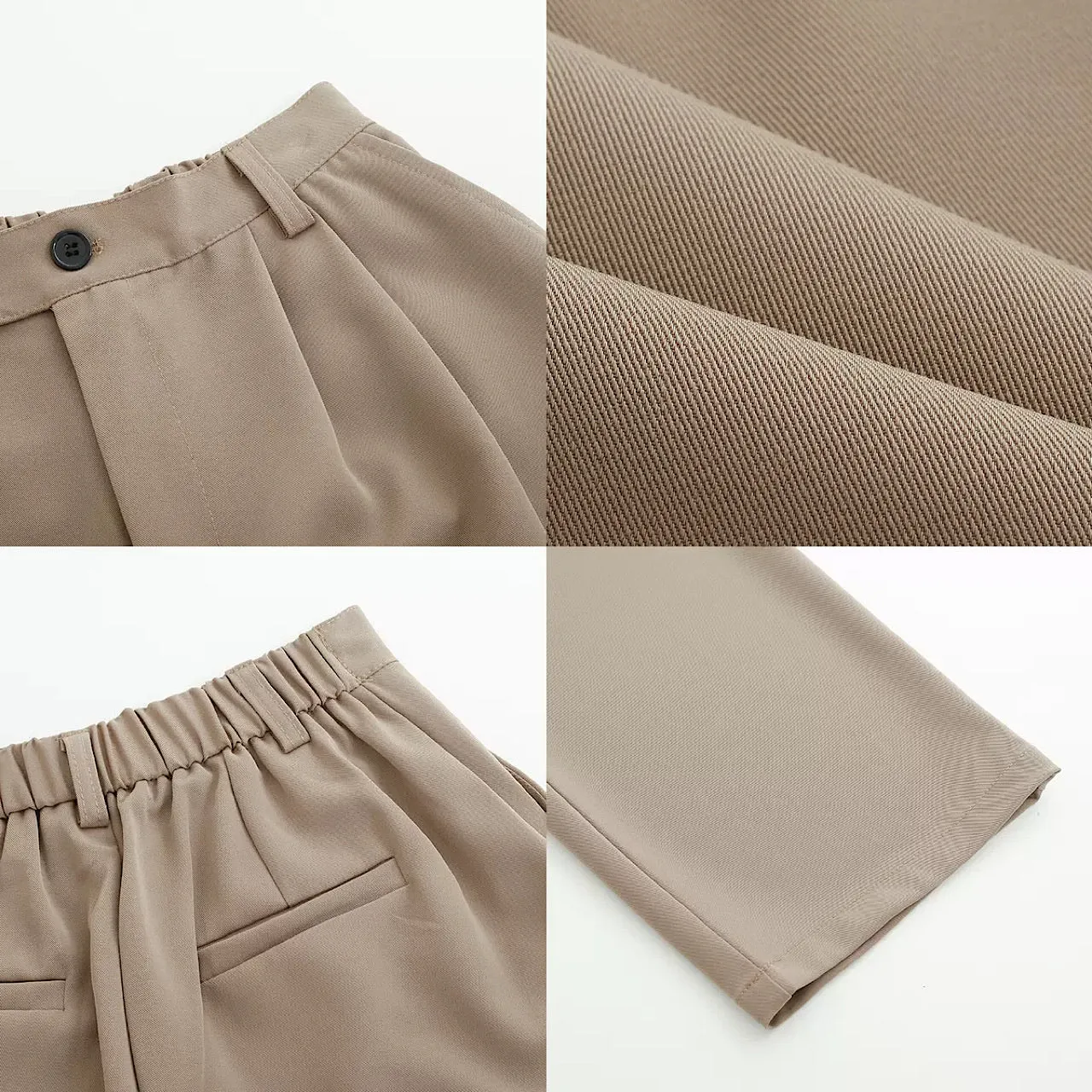 Airy stretch wide pants  HL1334