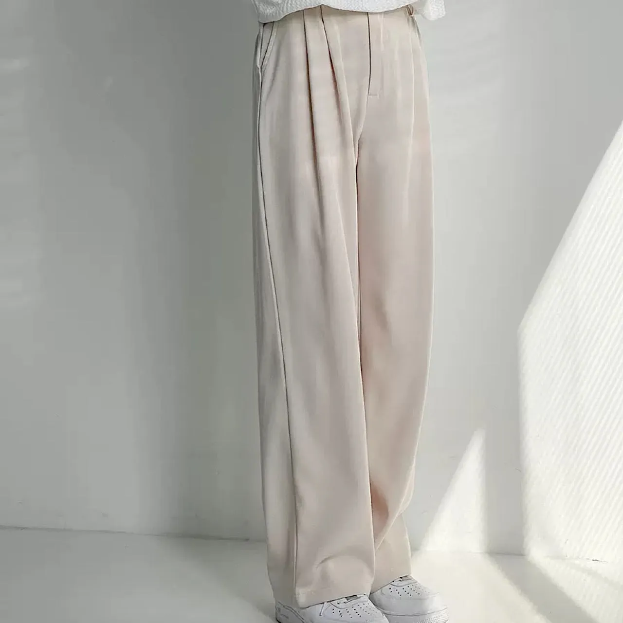 Airy stretch wide pants  HL1334