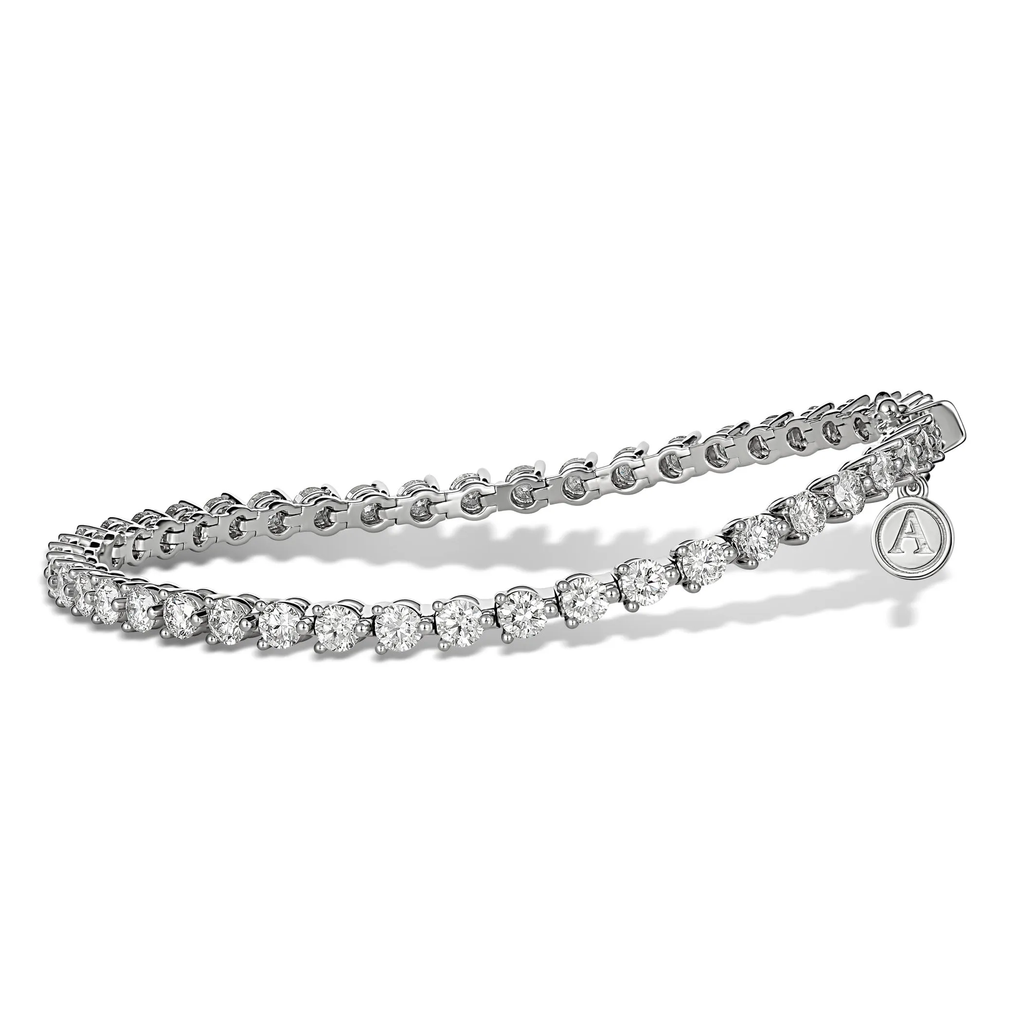Aura Tennis Bracelet 4.38ct - 4.85ct | Yellow Gold