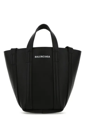 Balenciaga Women Black Leather Everyday Xs Handbag