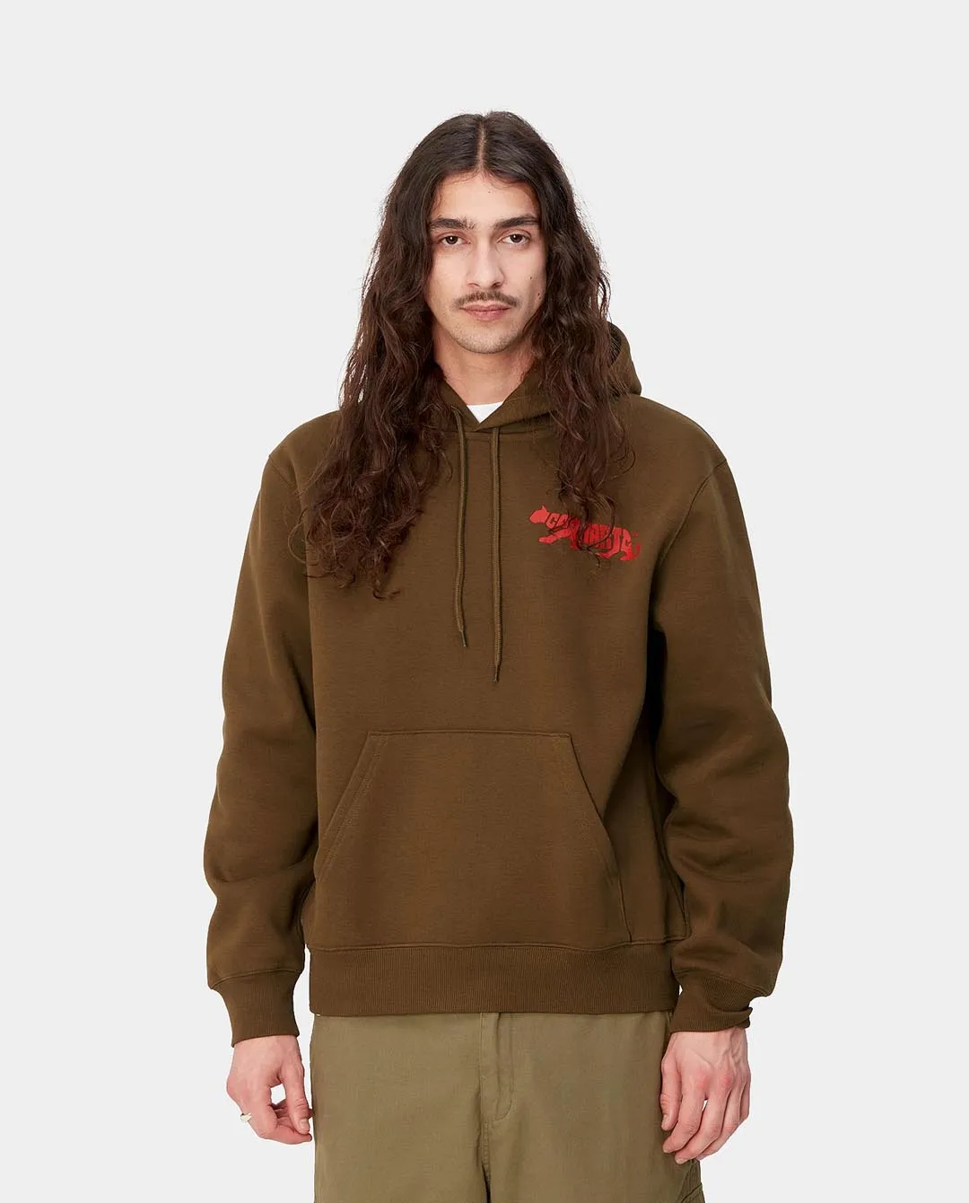 Carhartt WIP - Hooded Rocky Script Sweat - Lumber