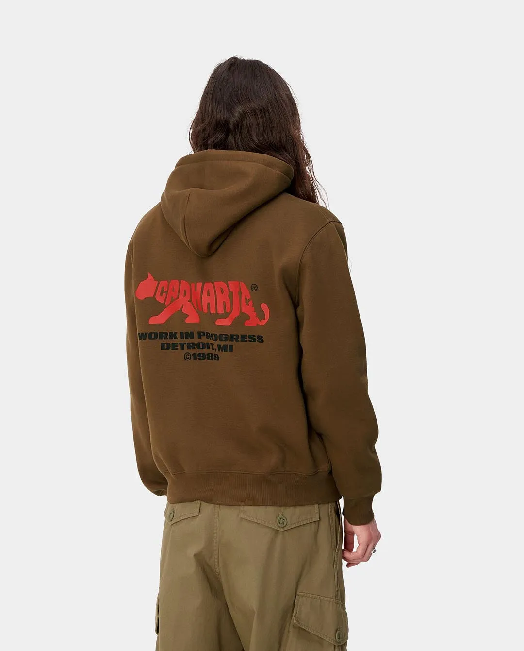 Carhartt WIP - Hooded Rocky Script Sweat - Lumber