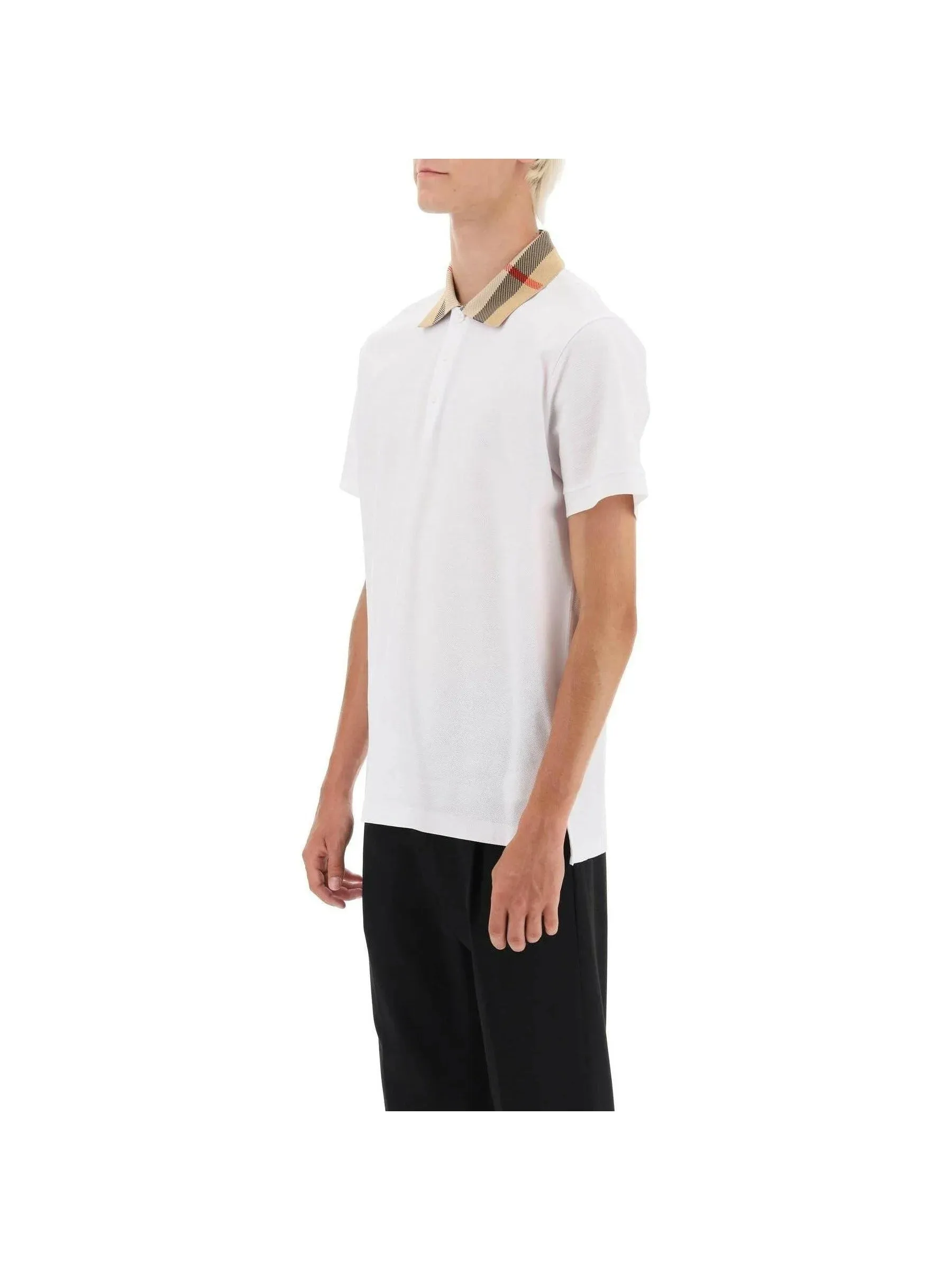 Check Collar Polo