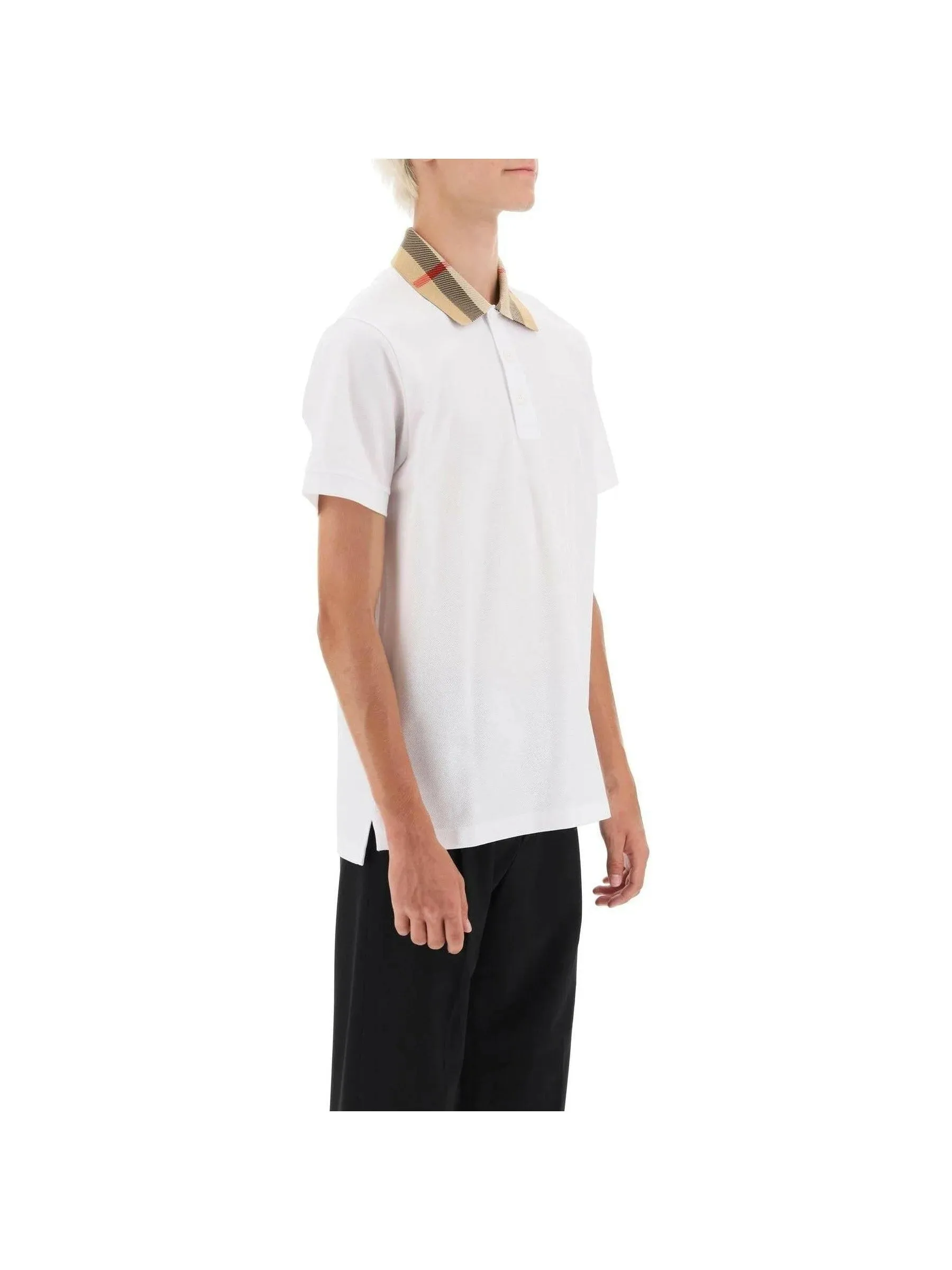 Check Collar Polo