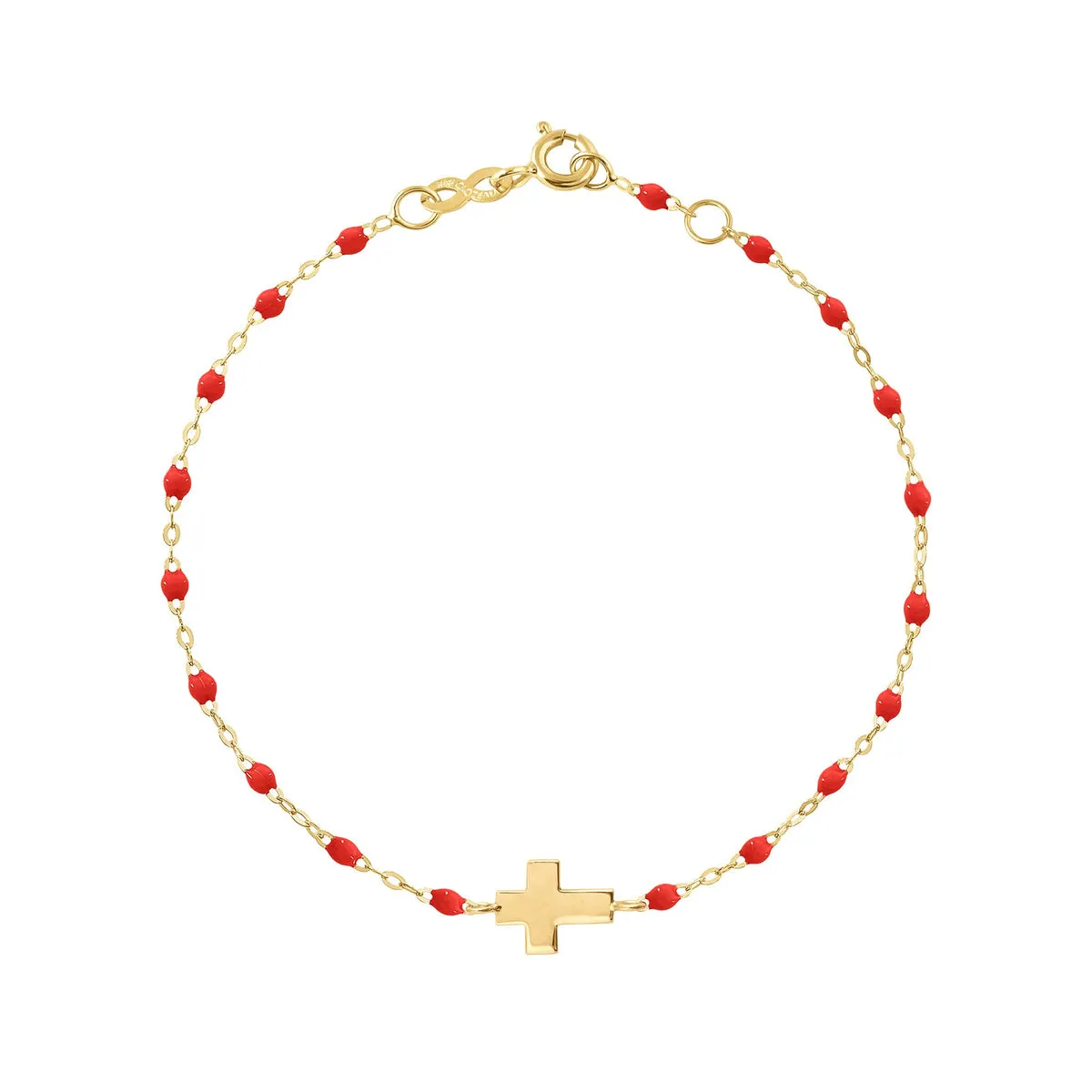 Classic Cross Bracelet in Yellow Gold