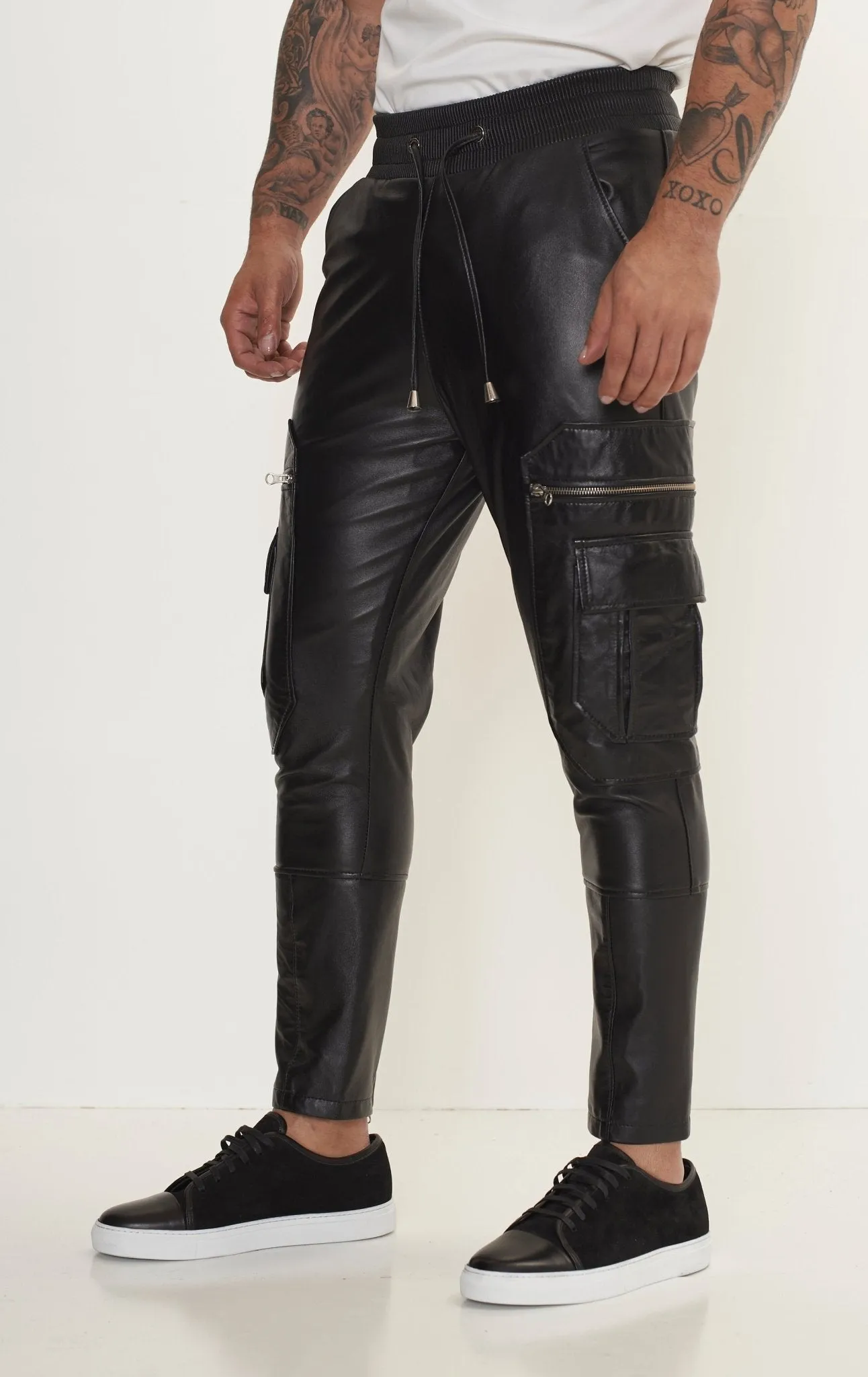 Destination Genuine Leather Jogger - Black