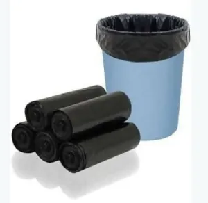 Garbage bags with 19" x 21" (black, 30 covers in a roll)