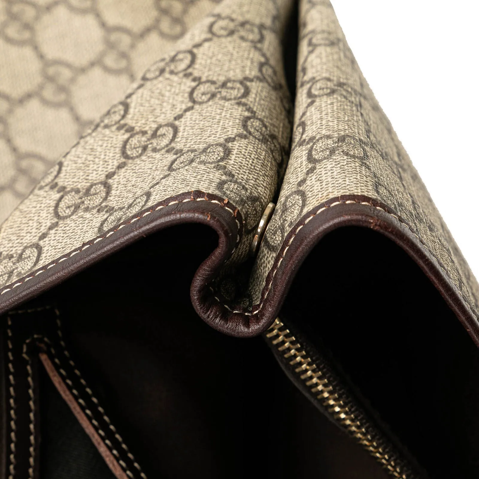 Gucci Gg Supreme Joy Tote Brown