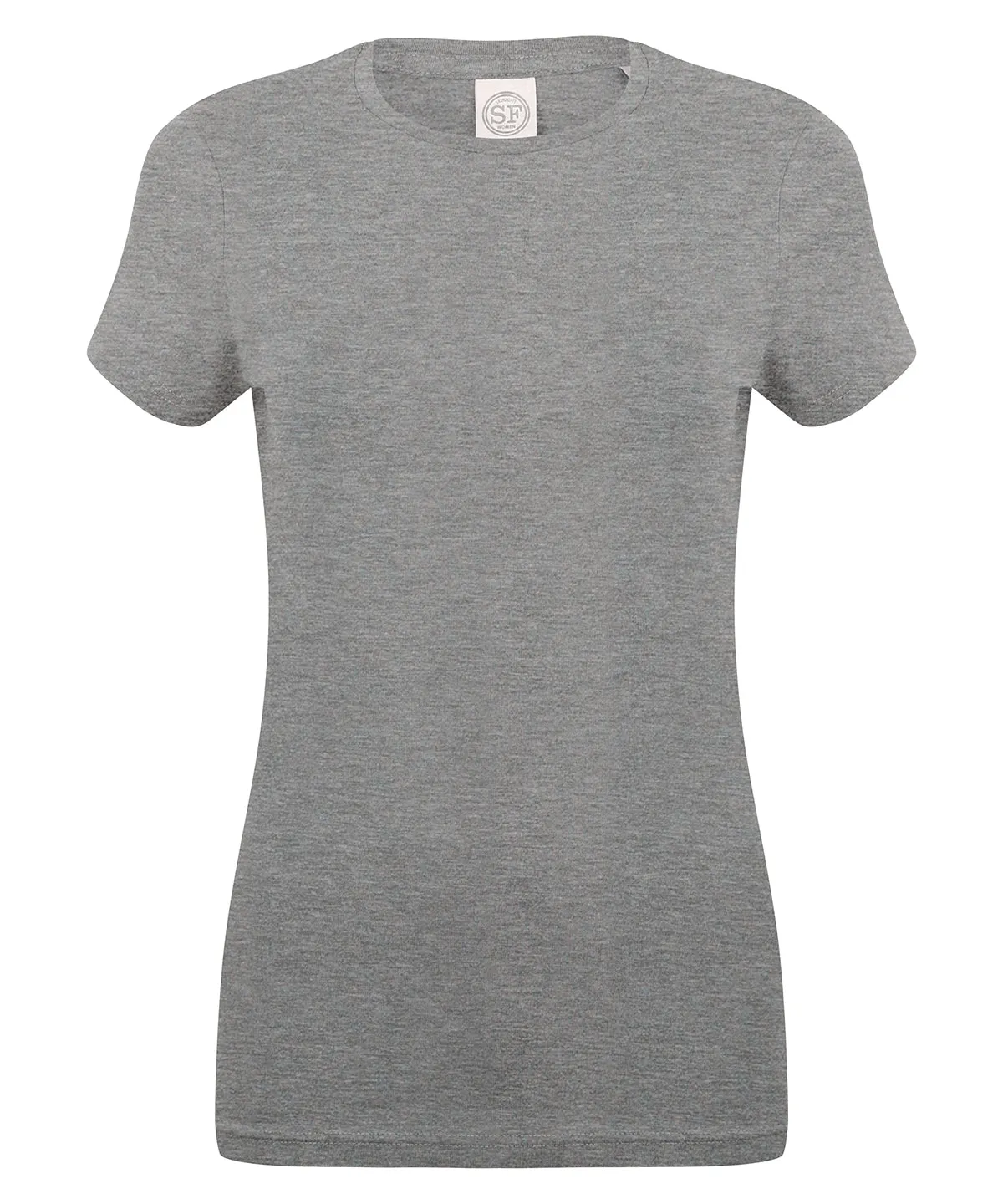 Heather Grey - Feel good women's stretch t-shirt