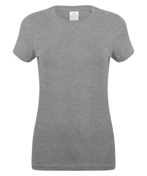 Heather Grey - Feel good women's stretch t-shirt