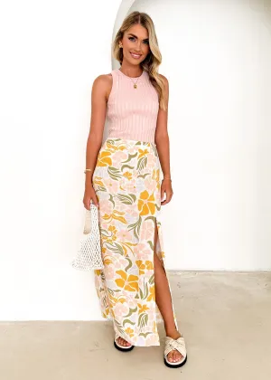 Jalerro Maxi Skirt - Blush Alila