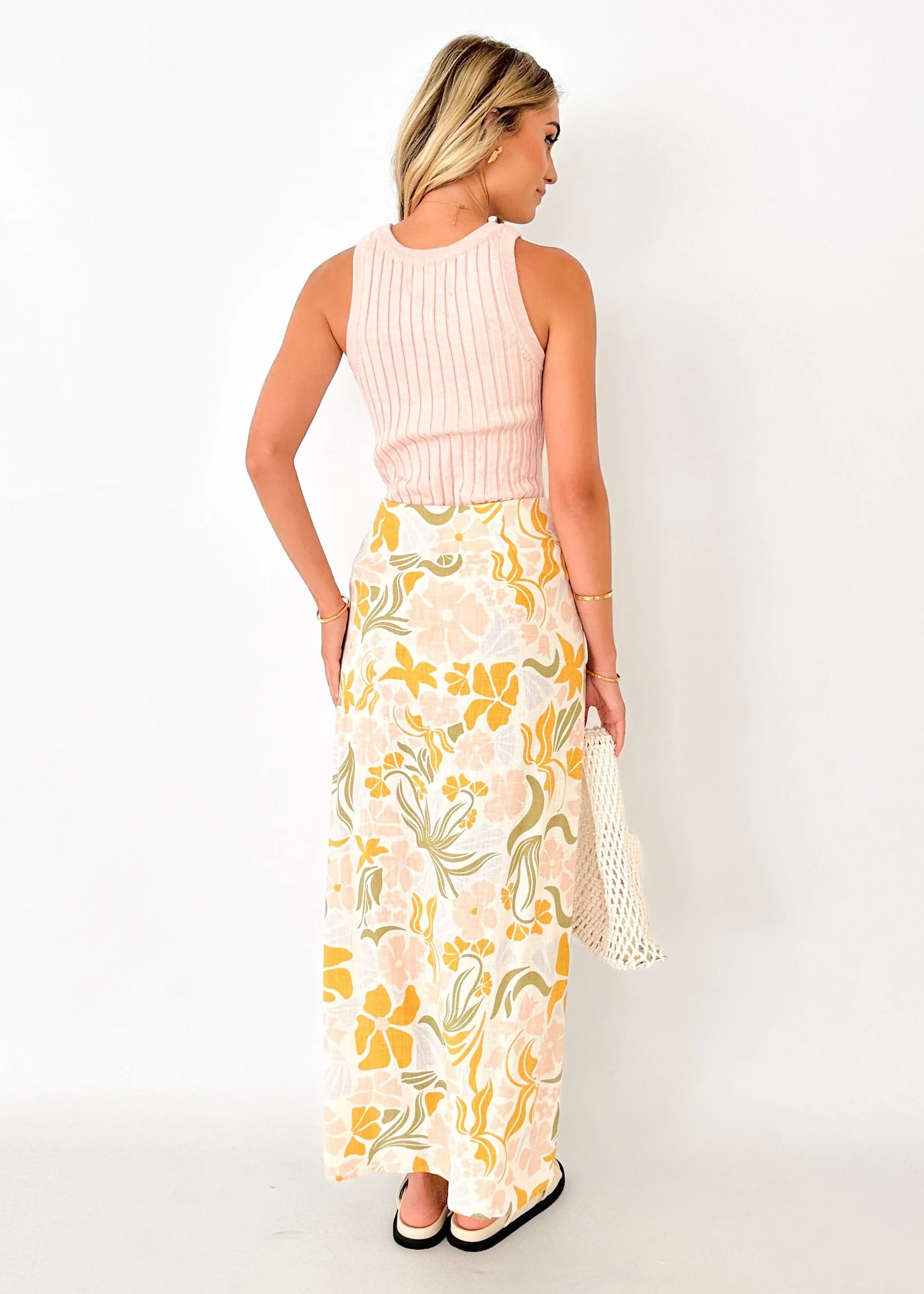 Jalerro Maxi Skirt - Blush Alila
