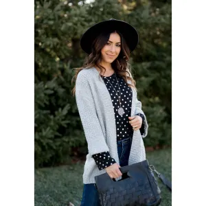 Light Grey Knit Cardigan