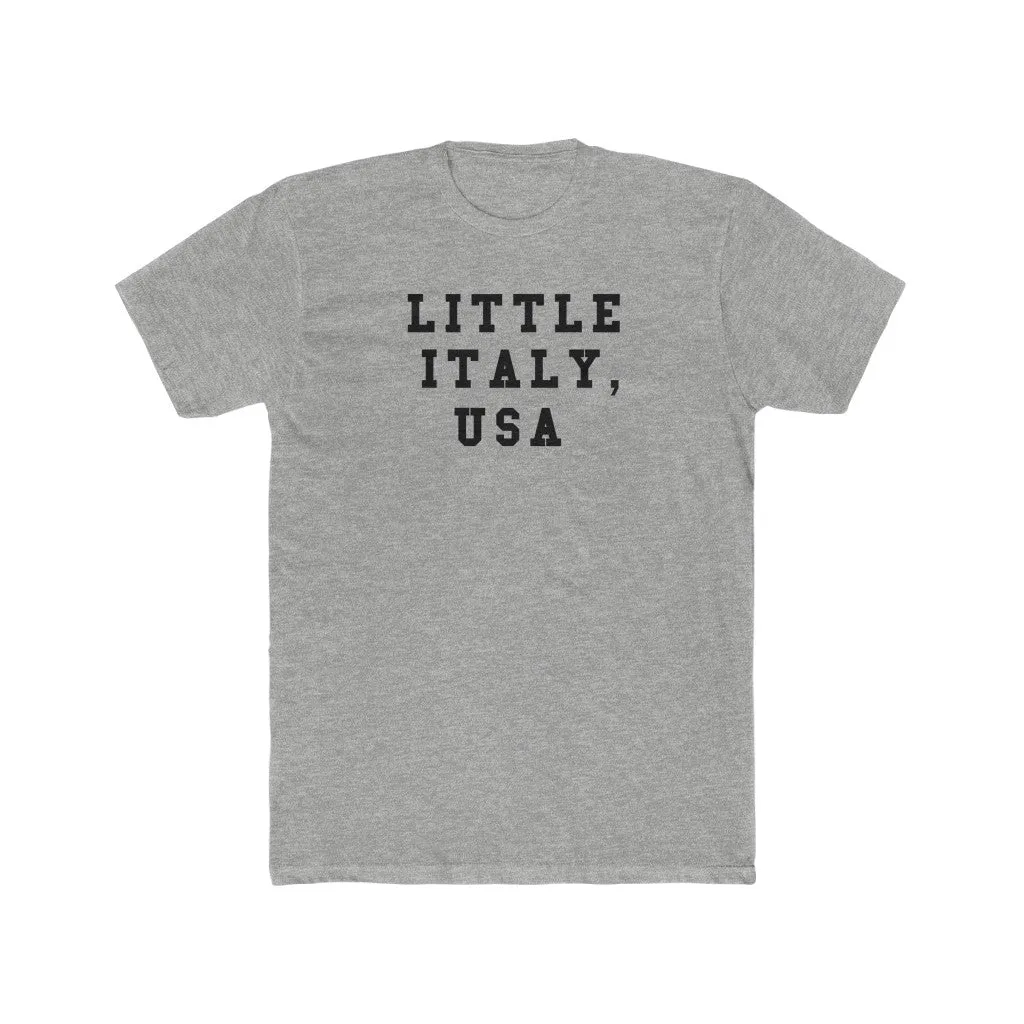 Little Italy, USA Men's Cotton Crew Tee