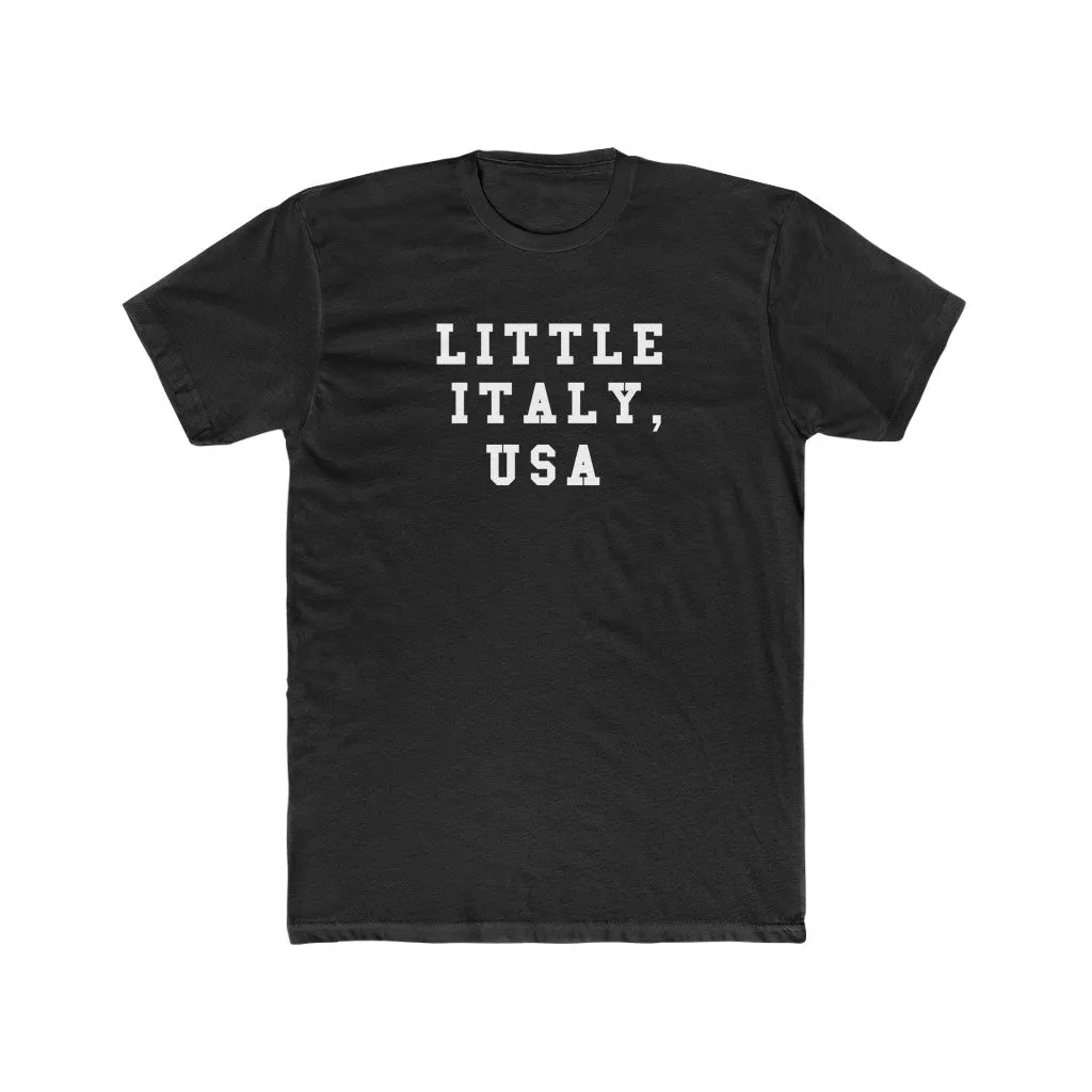 Little Italy, USA Men's Cotton Crew Tee