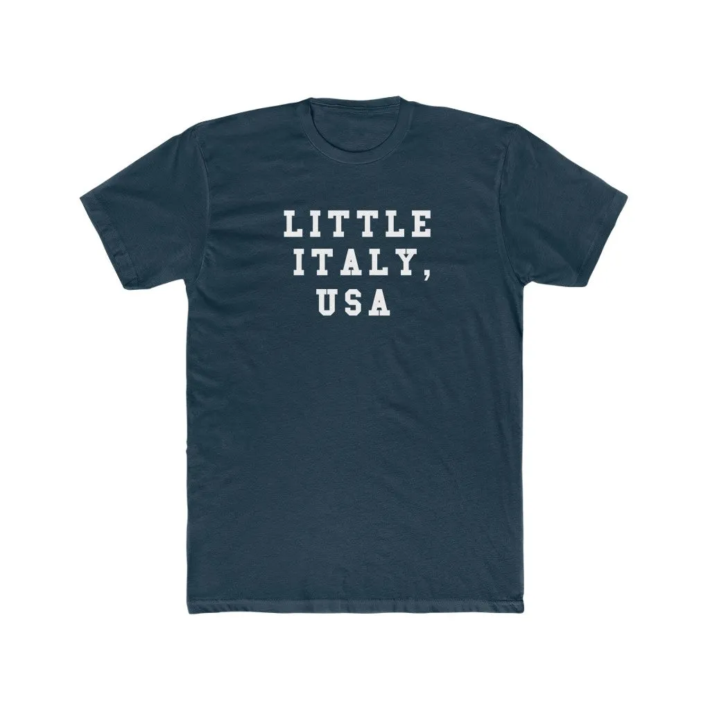 Little Italy, USA Men's Cotton Crew Tee
