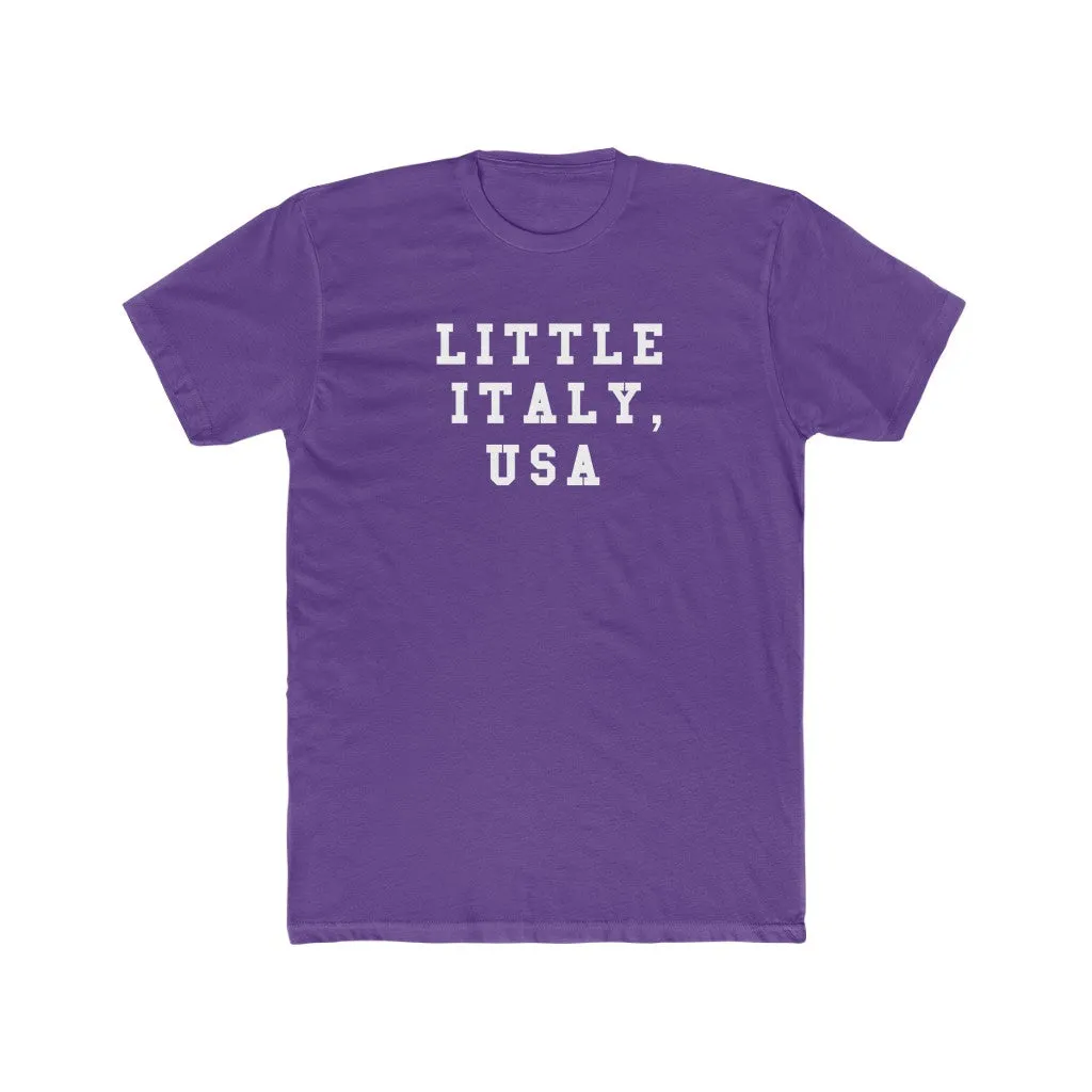 Little Italy, USA Men's Cotton Crew Tee