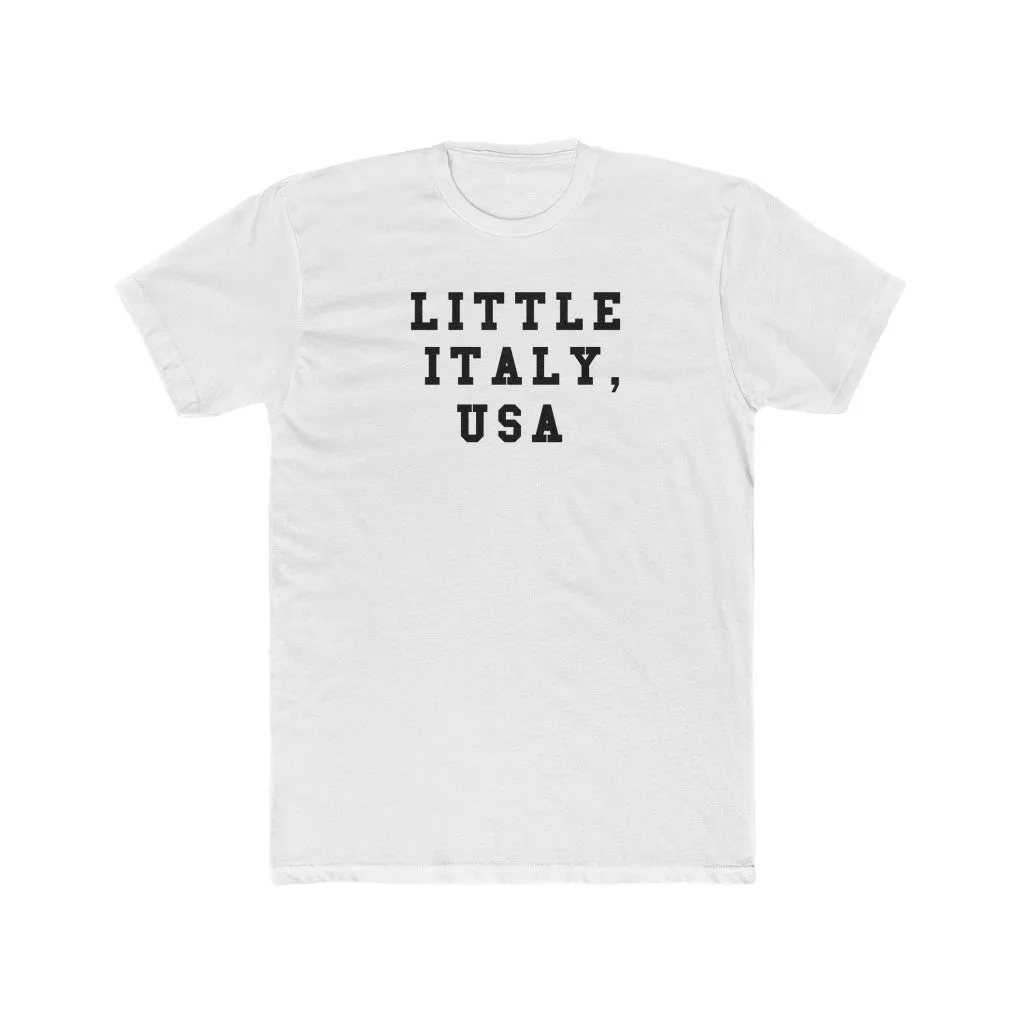 Little Italy, USA Men's Cotton Crew Tee