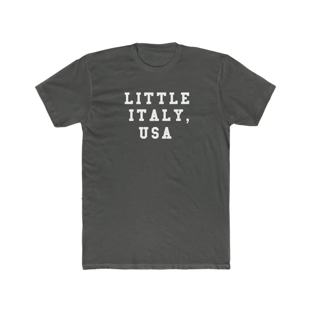 Little Italy, USA Men's Cotton Crew Tee