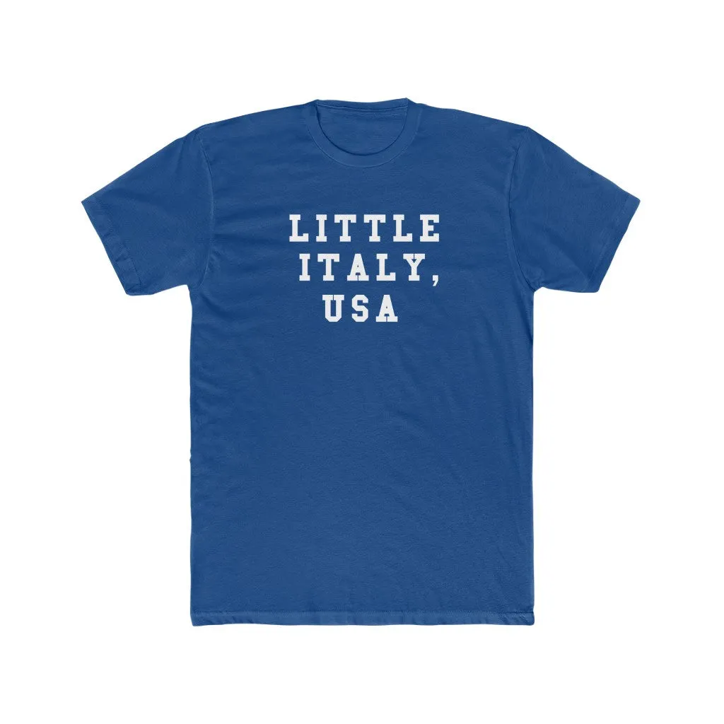 Little Italy, USA Men's Cotton Crew Tee