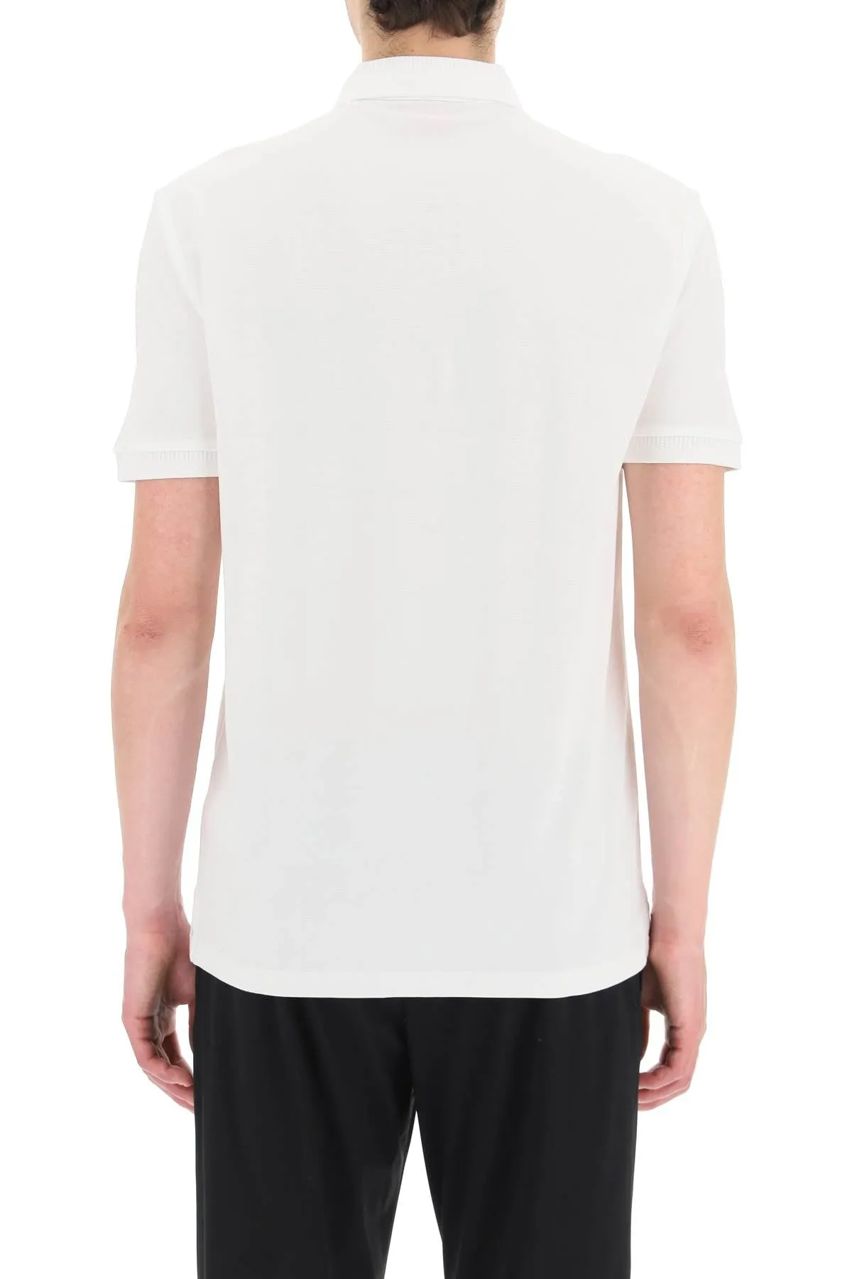 Logo Patch Polo Shirt