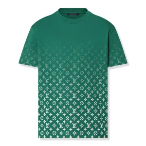 Louis Vuitton Monogram Gradient Cotton Green T Shirt
