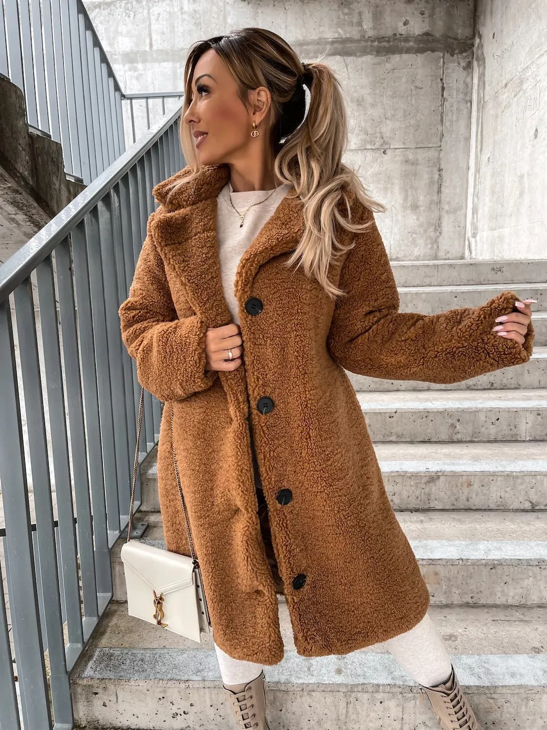 Luana - Fluffy Teddy Jacket