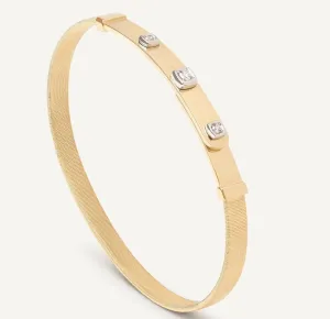 Marco Bicego 18k Yellow and White Gold Masai Bangle Bracelet