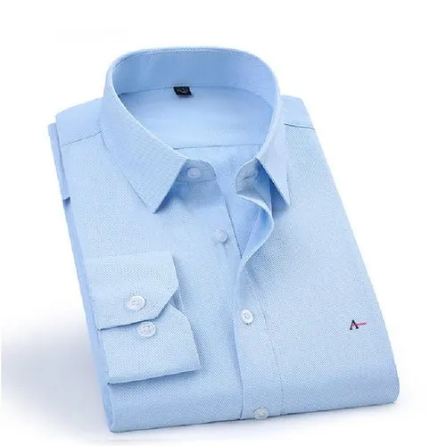 men long sleeve cotton dress  shirts