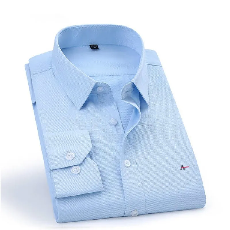 men long sleeve cotton dress  shirts