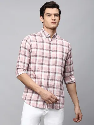 Men's Cuban Collar Regular Fit Solid Black Casual Shirts