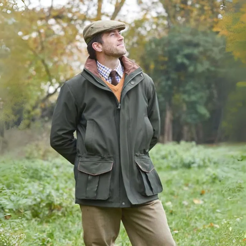 Men's Stancombe Waterproof Coat In Olive