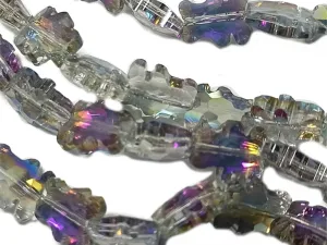 Metallic Gray Teddy Shaped Designer Crystal Beads