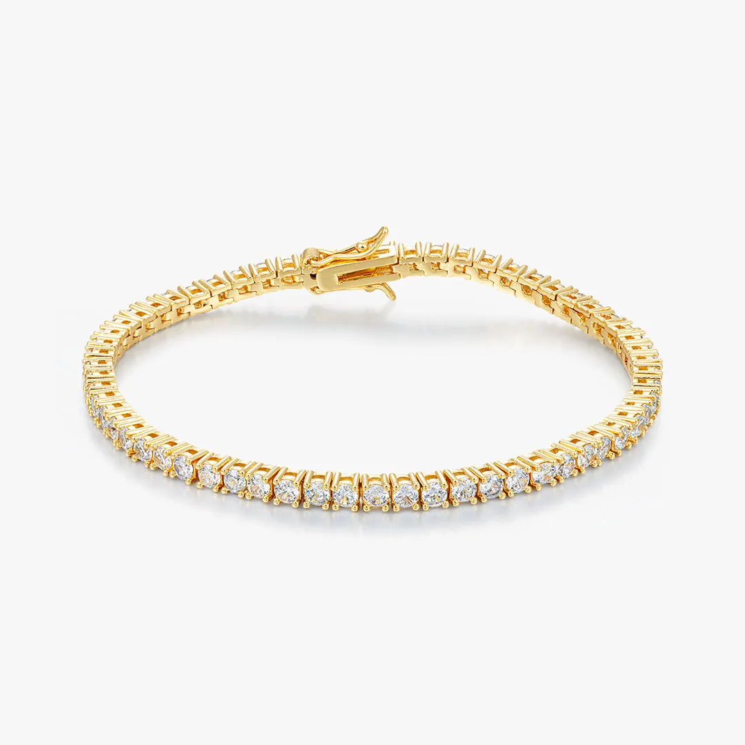 Moissanite S925 3mm Tennis Bracelet