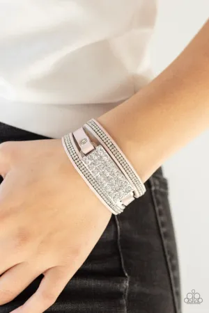 Paparazzi Bracelet ~ Shockingly Sparkly - Pink