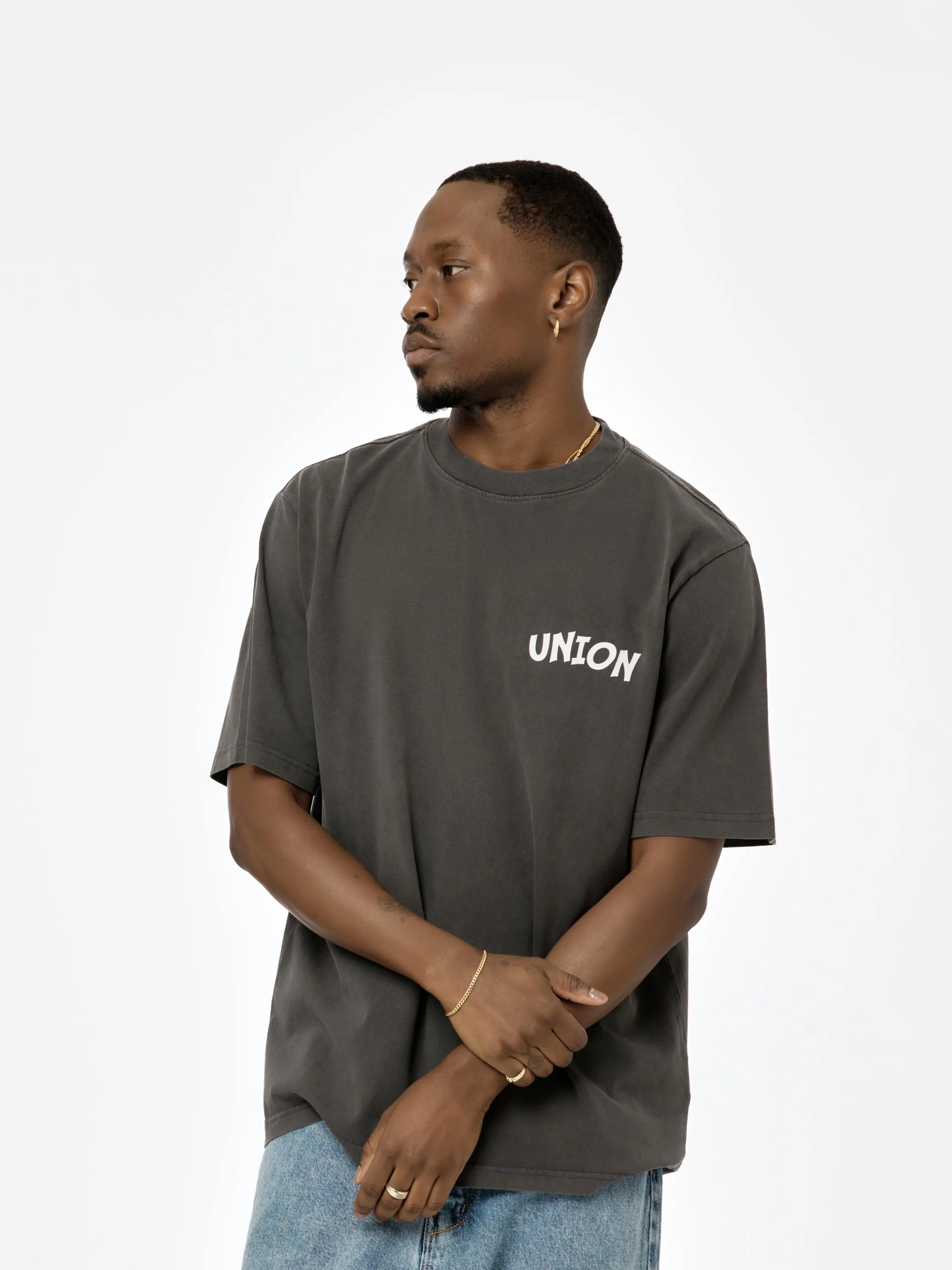 Peace & Dub Tee (Vintage Black)