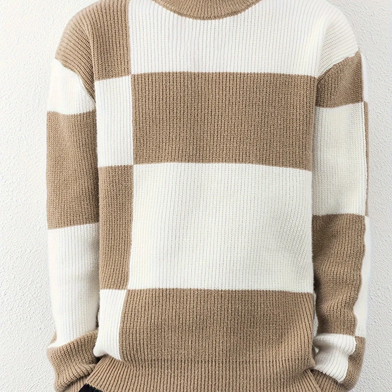 PIMRAN | Casual Striped Mens Sweater