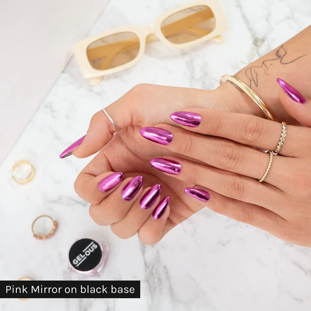 Pink Mirror Chrome Powder