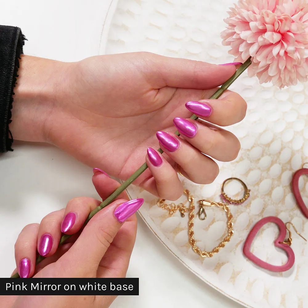 Pink Mirror Chrome Powder