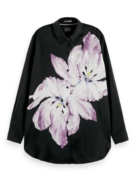 Scotch & Soda - Oversized Shirt with Tulip Print