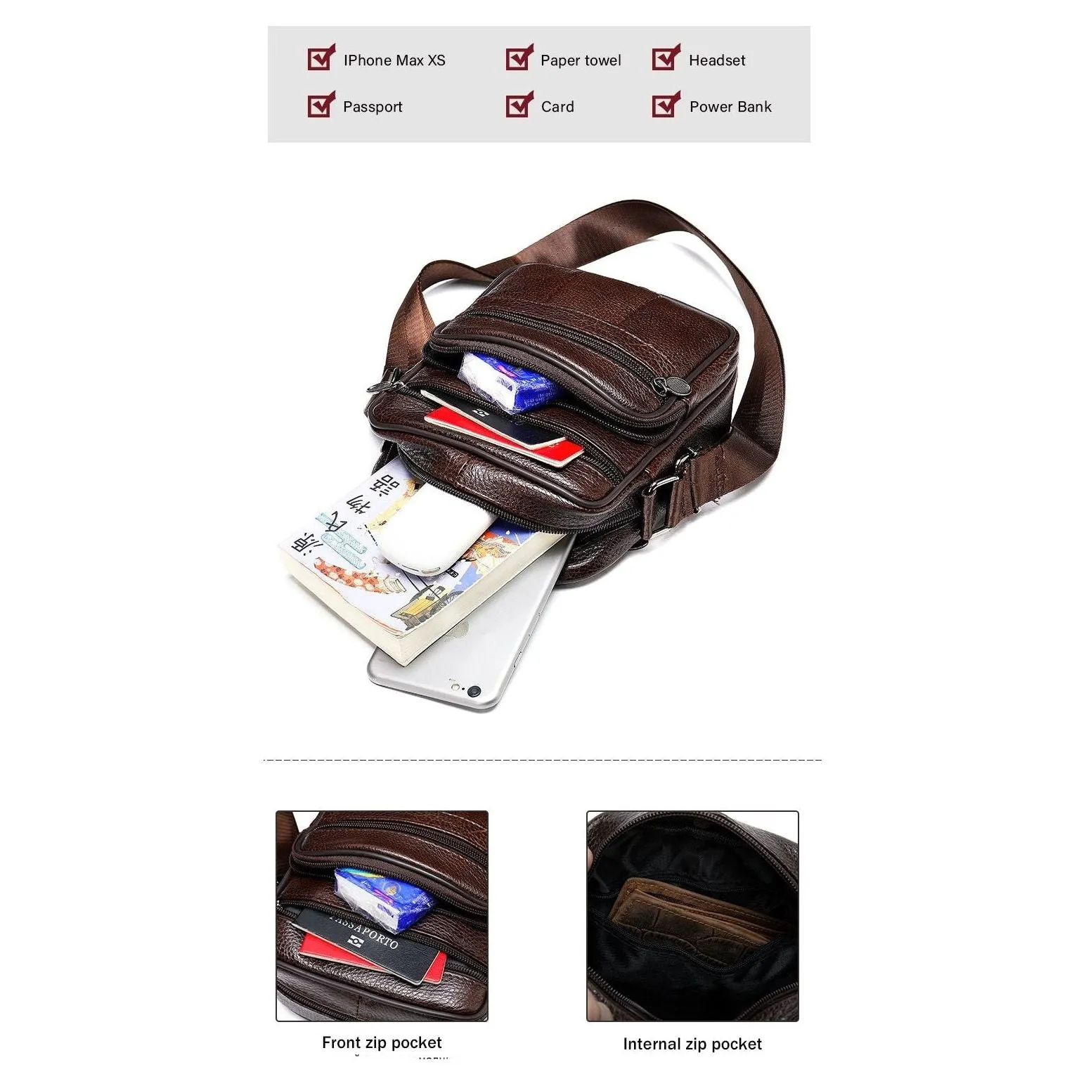 Serpatura Everyday Zip Messenger