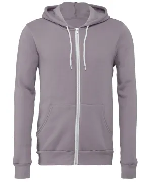 Storm - Unisex polycotton fleece full-zip hoodie