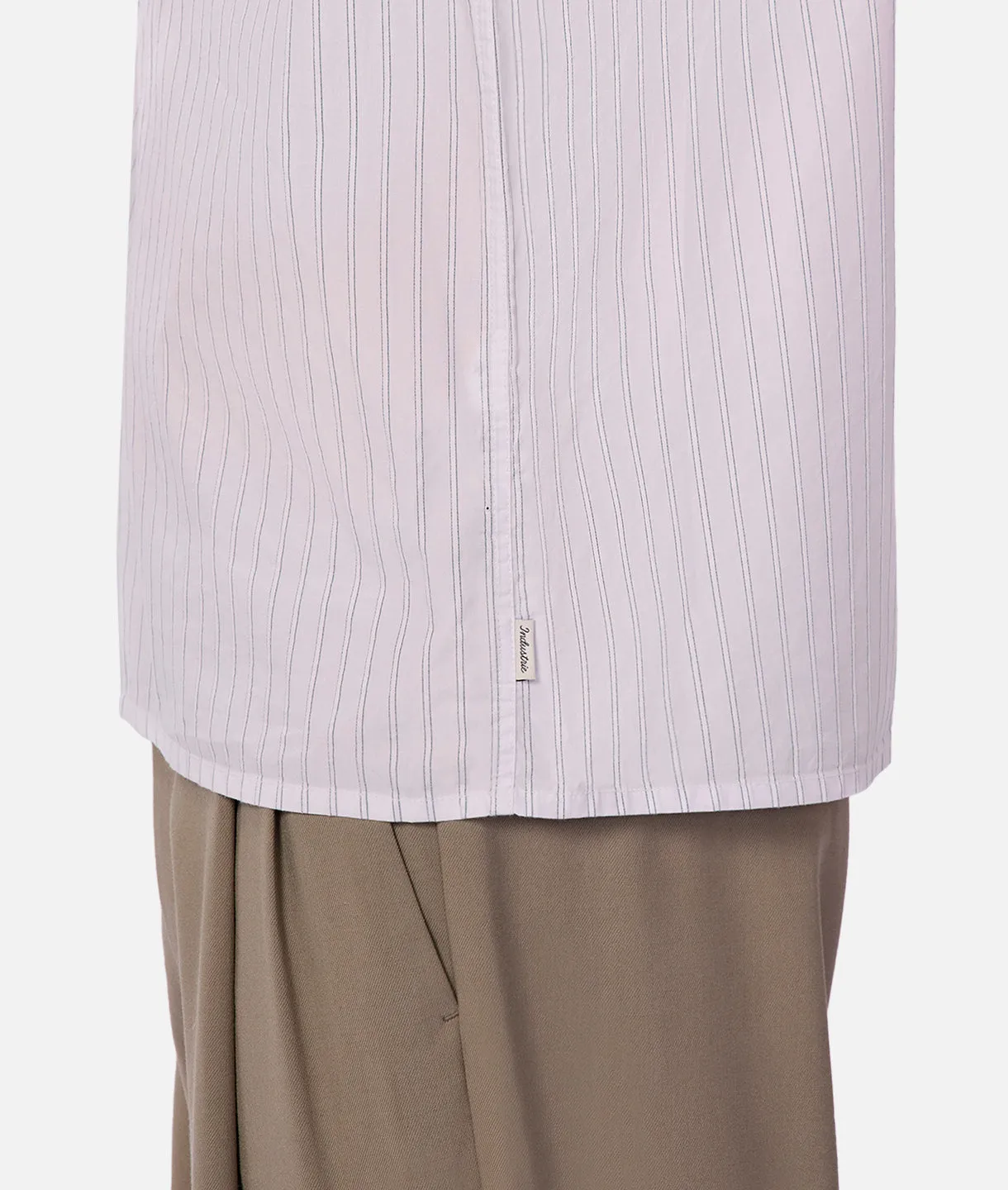 The Yale S/s Shirt - Off White Blue