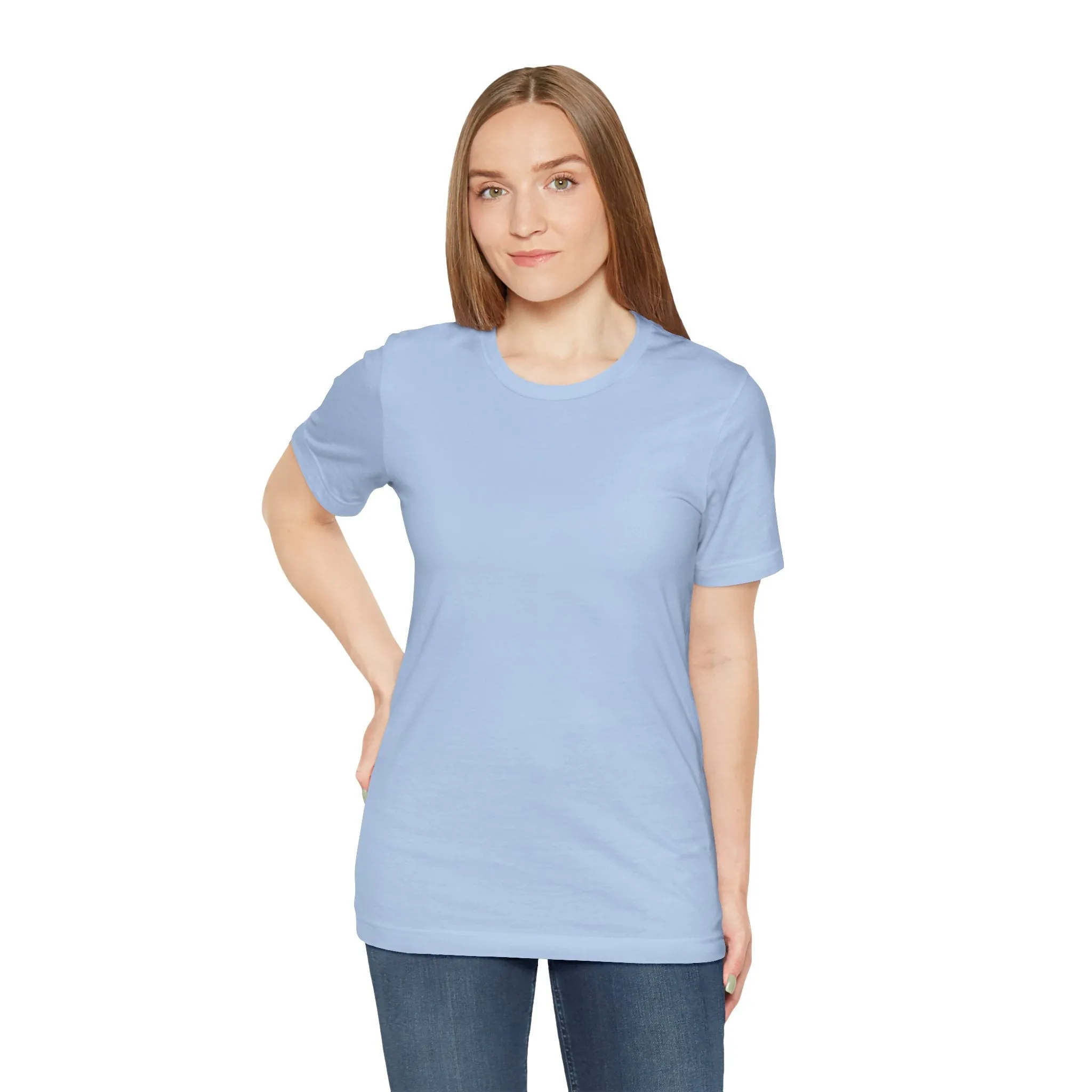 Womens Baby Blue T Shirts Premium Casual Short Sleeve Shirts Oversized Tops