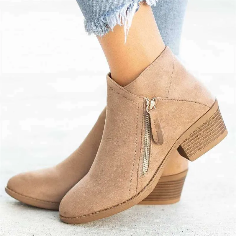 Women's Leather Ankle Boots: Stylish & Comfortable Footwear